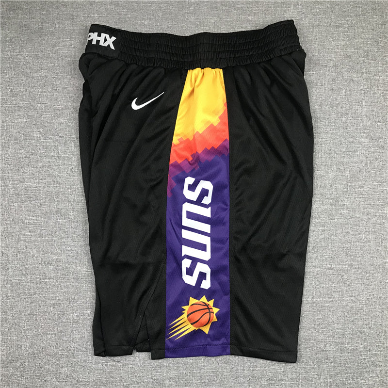Men's Phoenix Suns Black New City Edition Basketball Shorts1