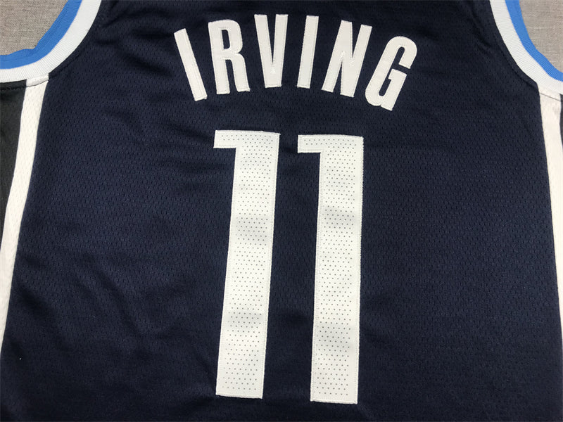Men's Dallas Mavericks Kyrie Irving #11 Navy Swingman Jersey1 - Statement Edition