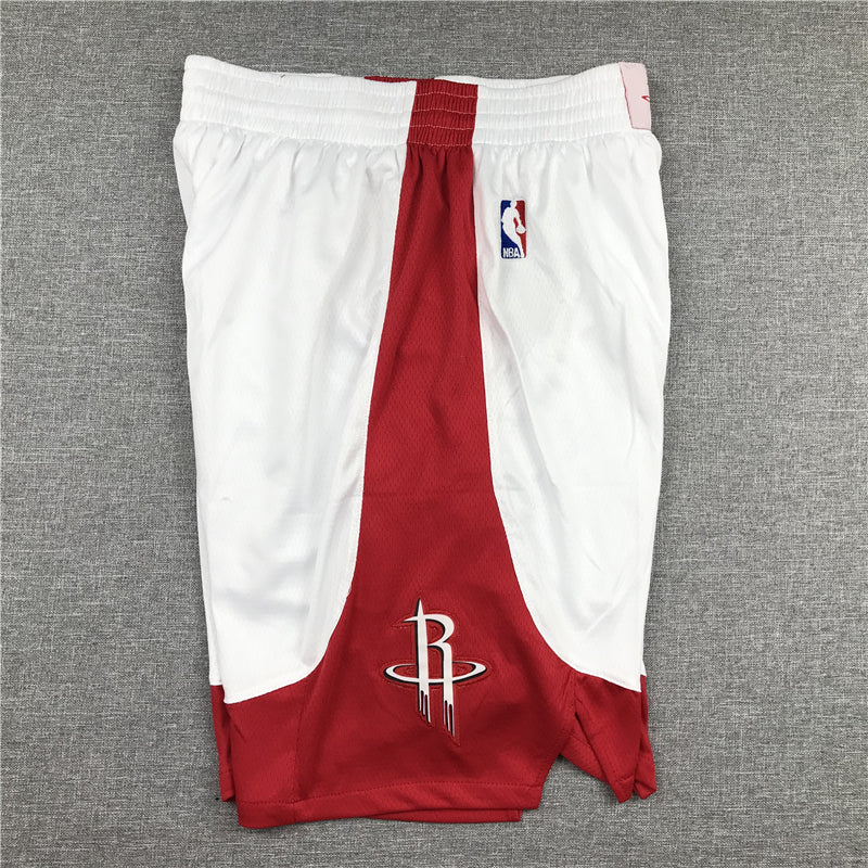 Men's Houston Rockets White 2021/22 Association Edition Basketball Shorts1