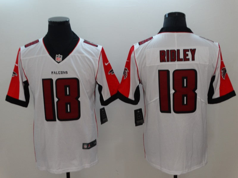 Men's Atlanta Falcons Calvin Ridley #18 White Game Jersey1