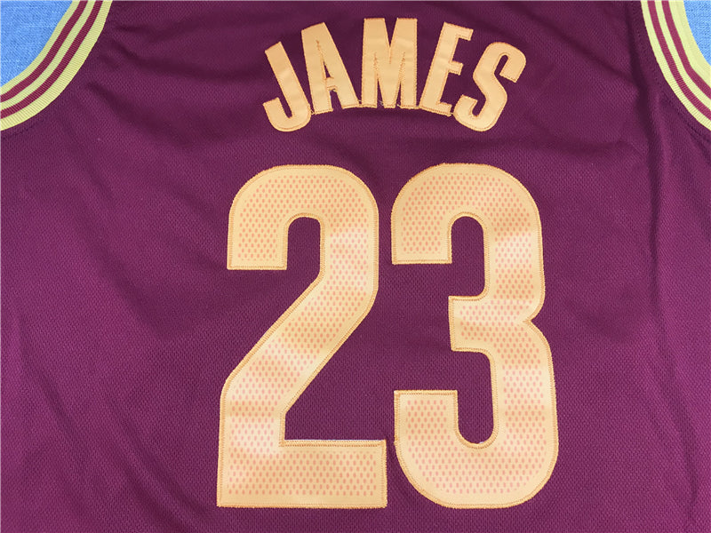 Men's Cleveland Cavaliers LeBron James #23 Red Swingman Fashion Jersey1