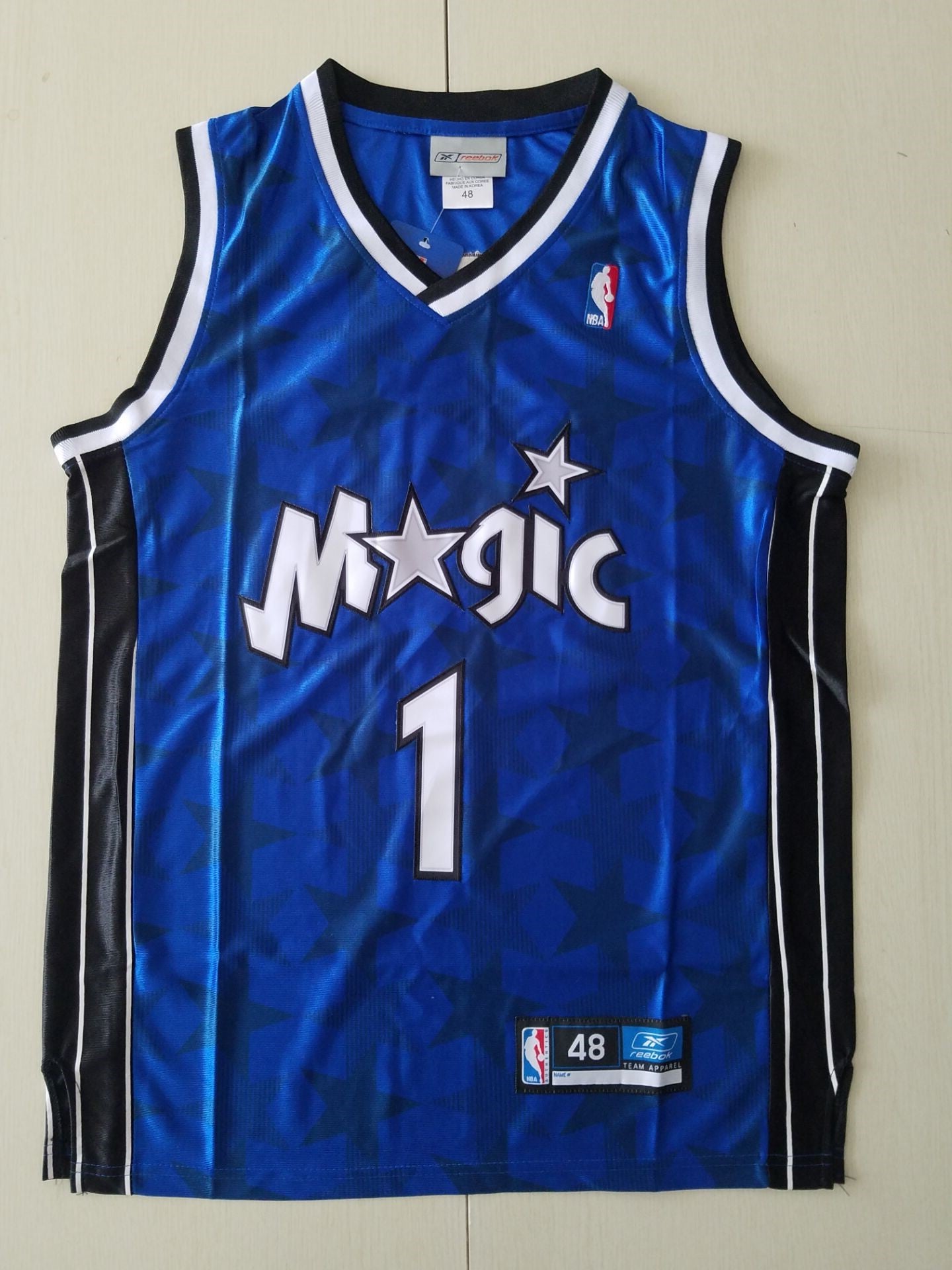 Men's Orlando Magic Tracy McGrady Blue 2000-01 Swingman Player Jersey1
