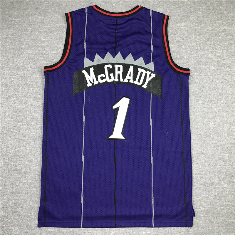 Men's Toronto Raptors Tracy McGrady Purple 1998-99 Hardwood Classics Swingman Jersey1