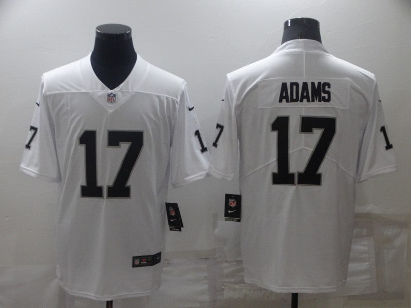 Men's Las Vegas Raiders Davante Adams #17 White Game Player Jersey1