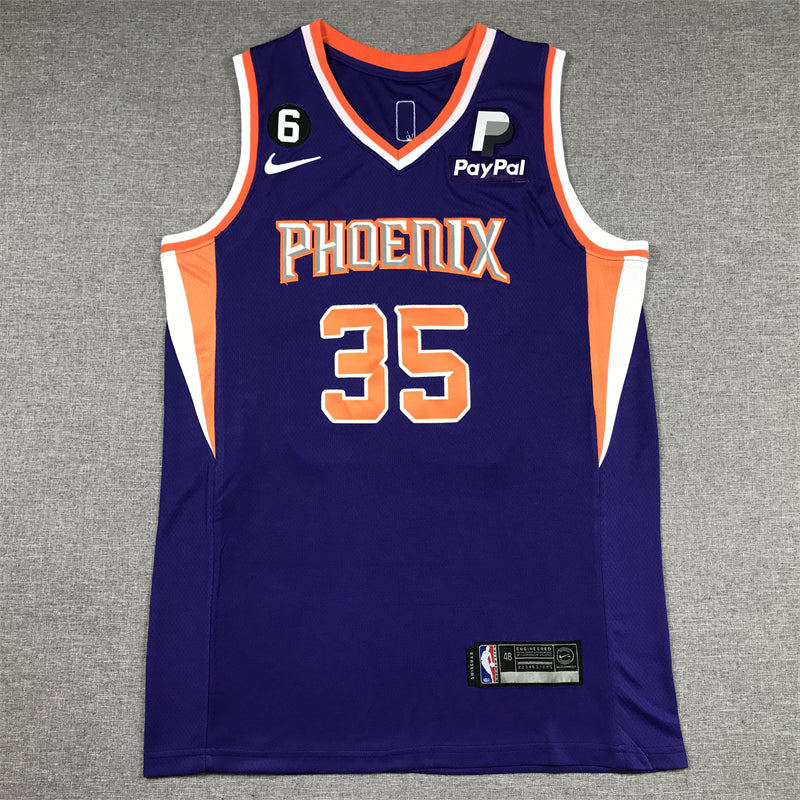 Men's Phoenix Suns Kevin Durant #35 Purple 2022/23 Swingman Jersey1 - Classic Edition