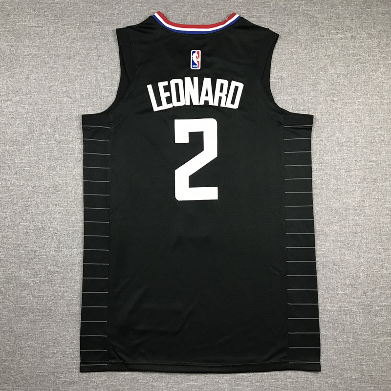 Men's LA Clippers Kawhi Leonard #2 Black 2022/23 Statement Edition Swingman Jersey1