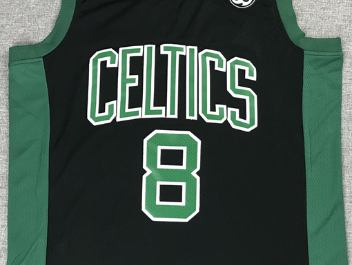 Men's Boston Celtics Kemba Walker #8 NBA Black Game Jersey1