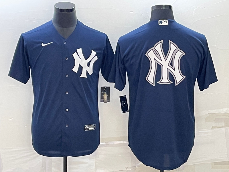 Men's New York Yankees1 Navy Alternate Player Jersey