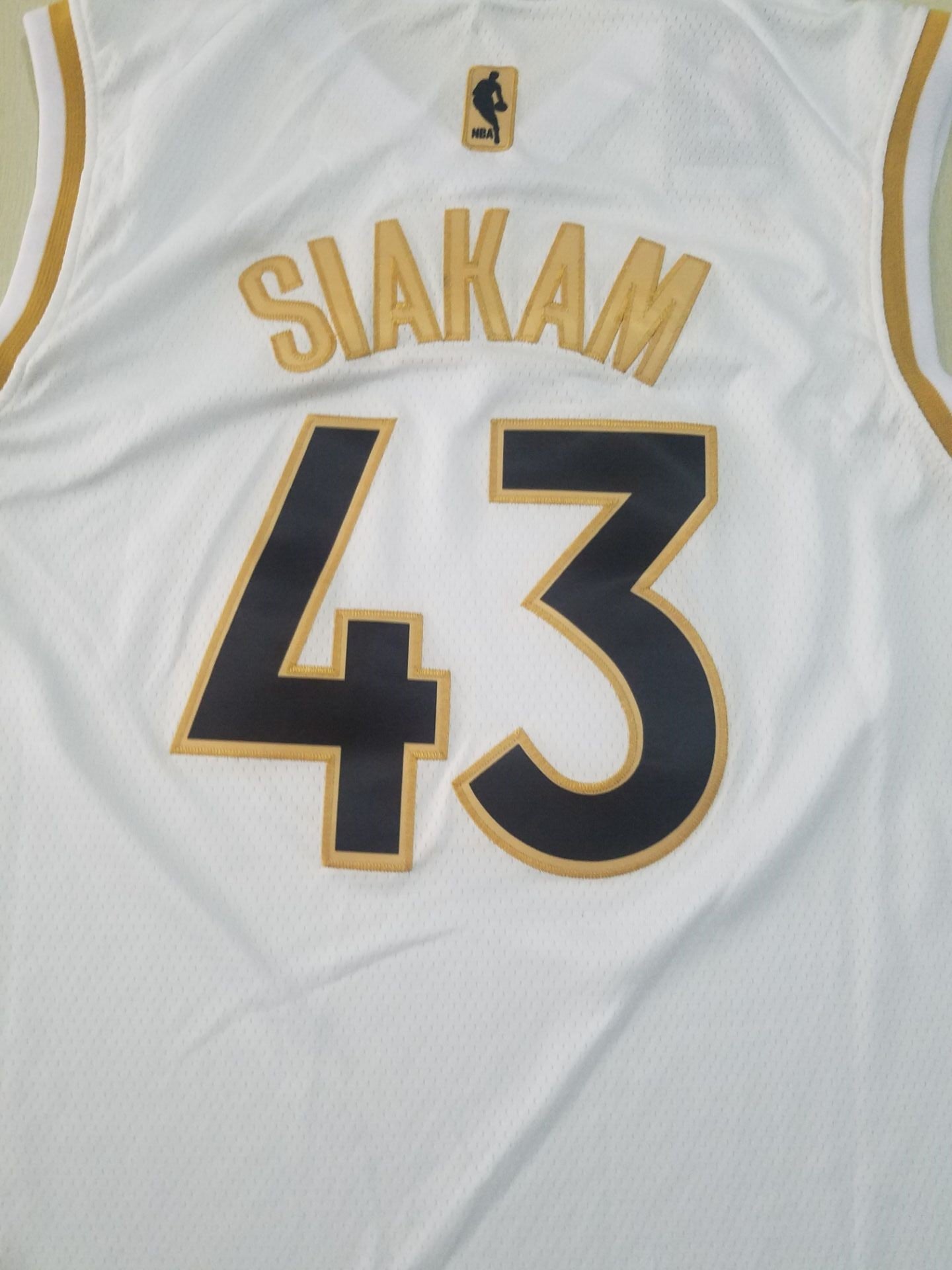 Men's Toronto Raptors Pascal Siakam White Swingman Player Jersey1
