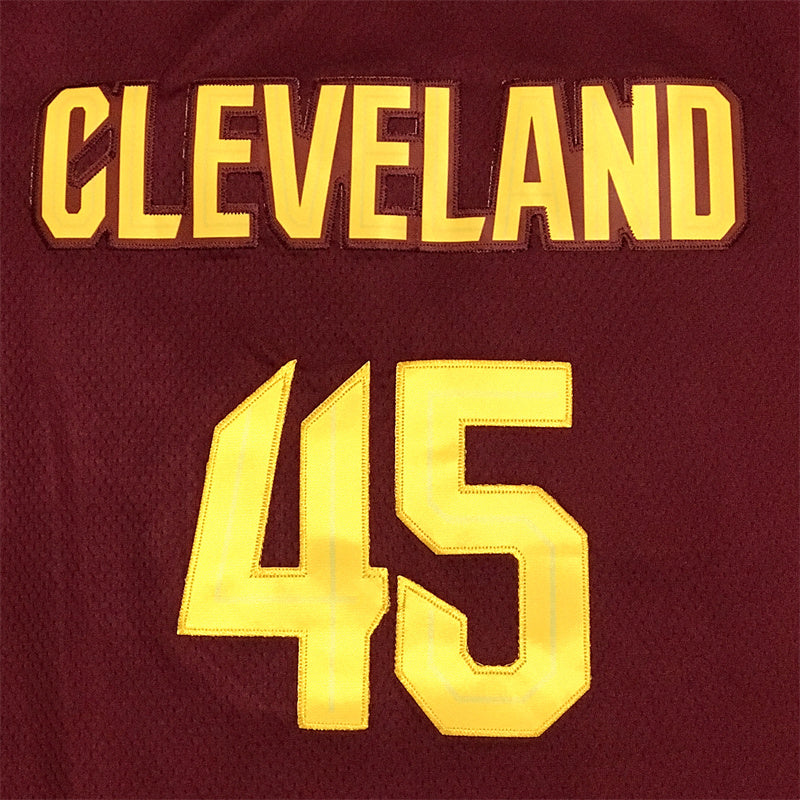 Men's Cleveland Cavaliers Donovan Mitchell #45 Burgundy Swingman Jersey1 - Icon Edition
