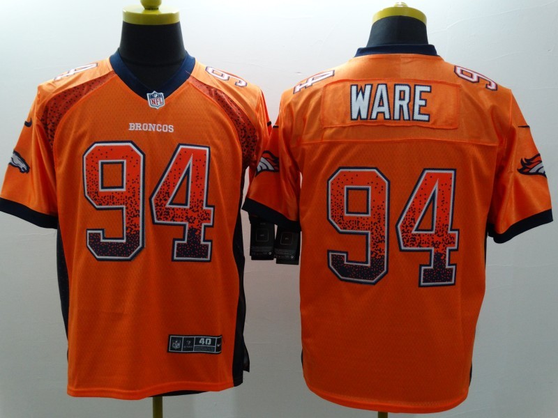 Men's Denver Broncos DeMarcus Ware #94 Orange Game Jersey1
