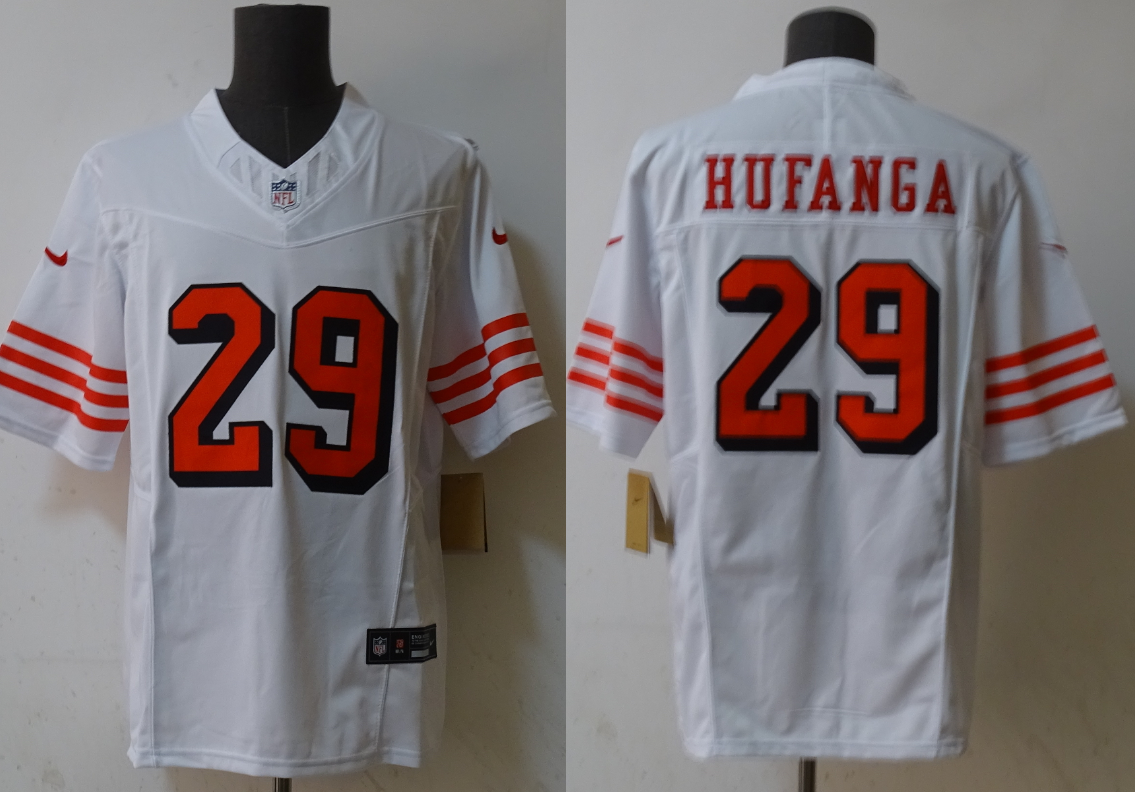 Men's San Francisco 49ers Talanoa Hufanga #29 White Game Player Jersey
