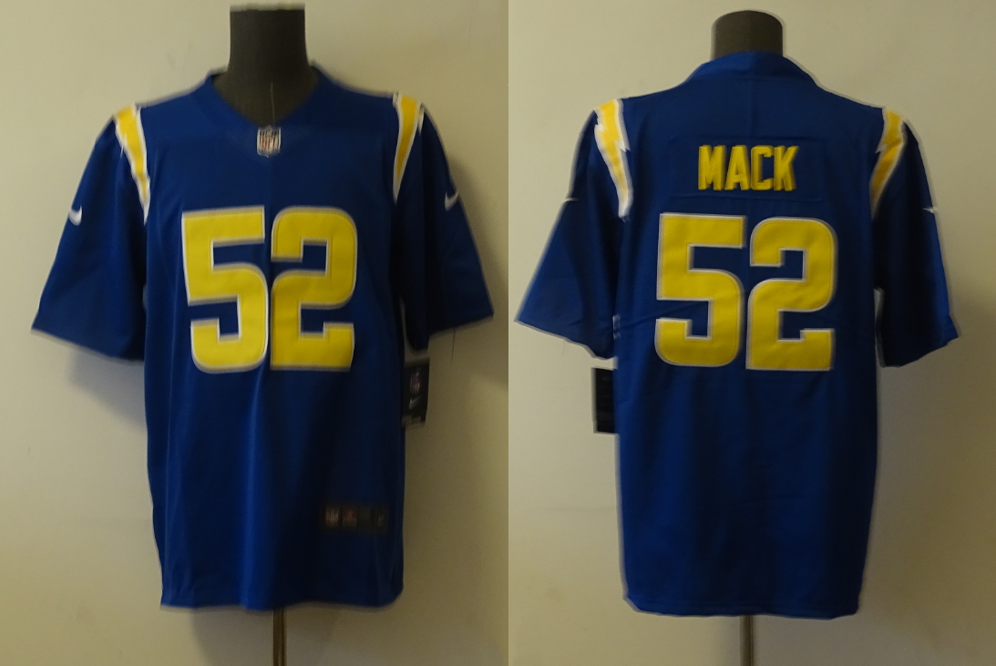 Men's Los Angeles Chargers Khalil Mack #52 Royal Alternate Game Jersey