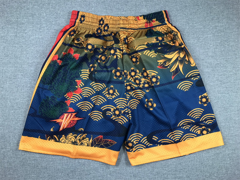 Men's Golden State Warriors Year of Rabbit Edition Pocket Shorts1