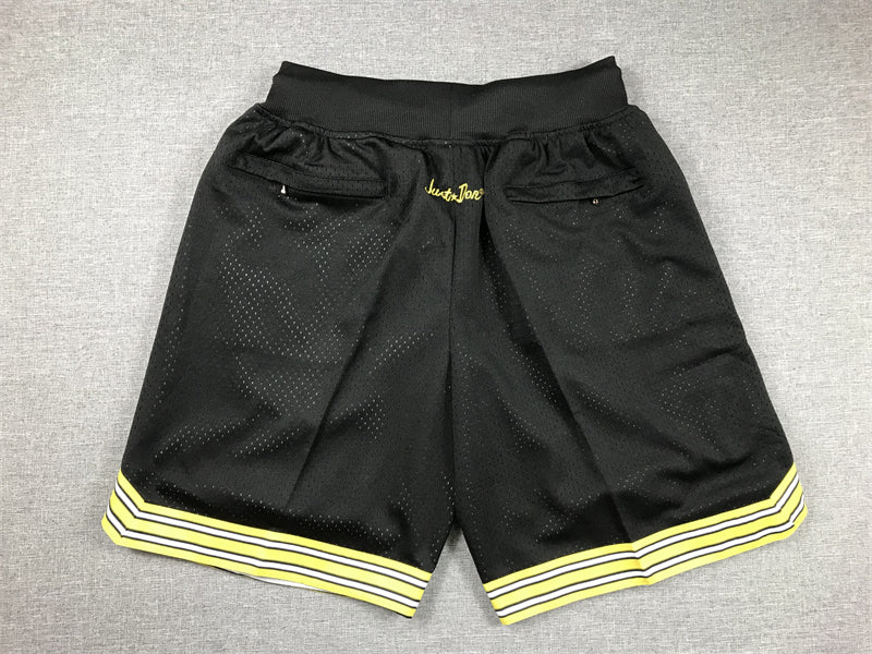Men's Pittsburgh Steelers Black Pocket Shorts1
