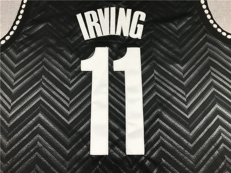 Men's Brooklyn Nets Kyrie Irving #11 Black 2020/21 Swingman Player Jersey1