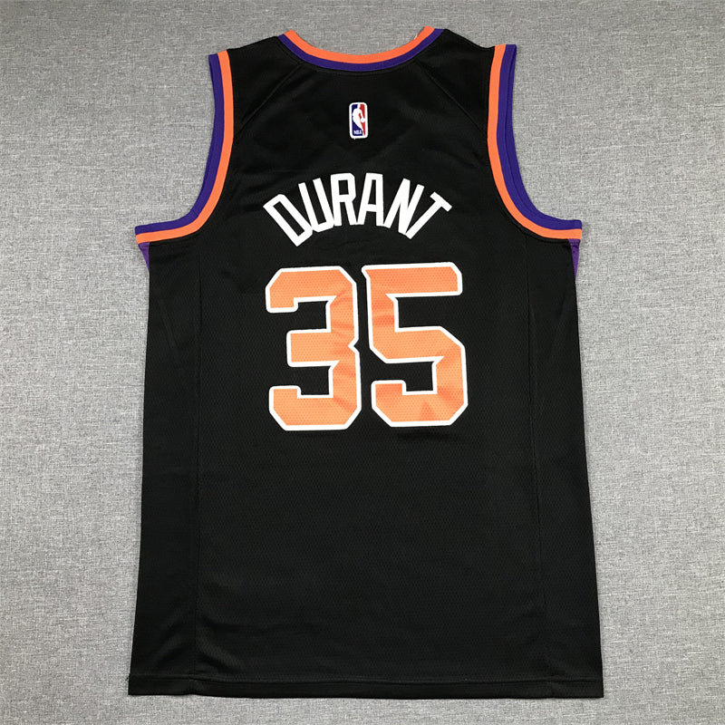 Men's Phoenix Suns Kevin Durant #35 Black 2022/23 Player Jersey1
