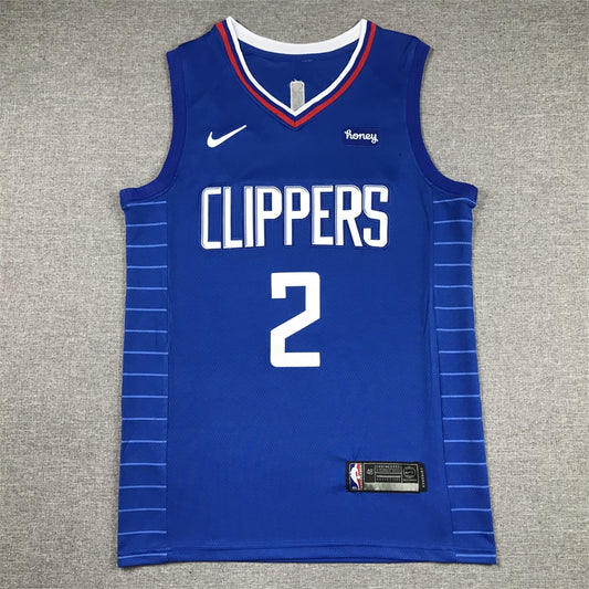 Men's LA Clippers Kawhi Leonard #2 Royal 2022/23 Swingman Jersey1 - Icon Edition