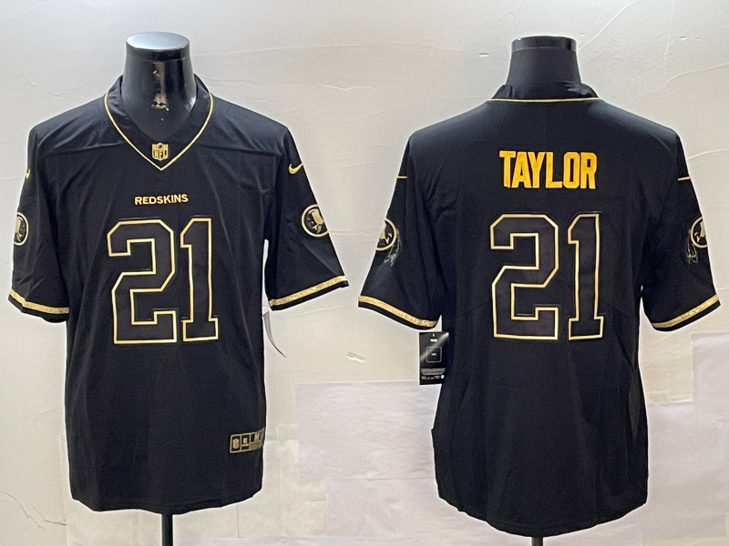 Men's Washington Commanders Sean Taylor #21 Black Game Jersey1