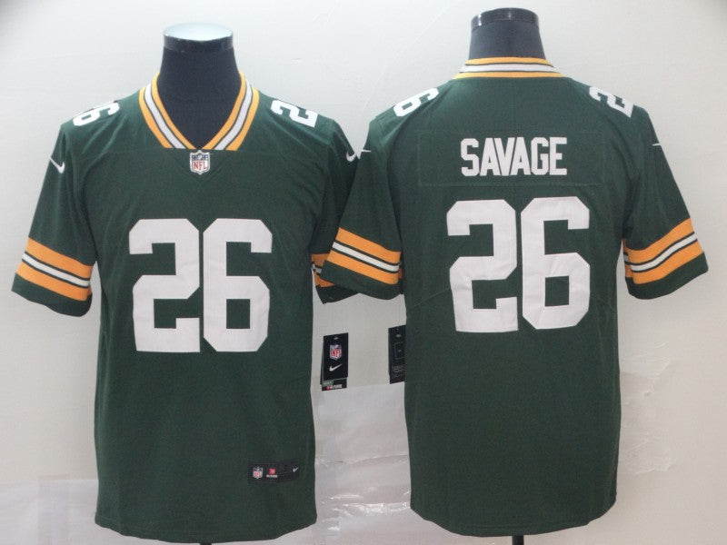 Men's Green Bay Packers Darnell Savage #26 Green Game Jersey1
