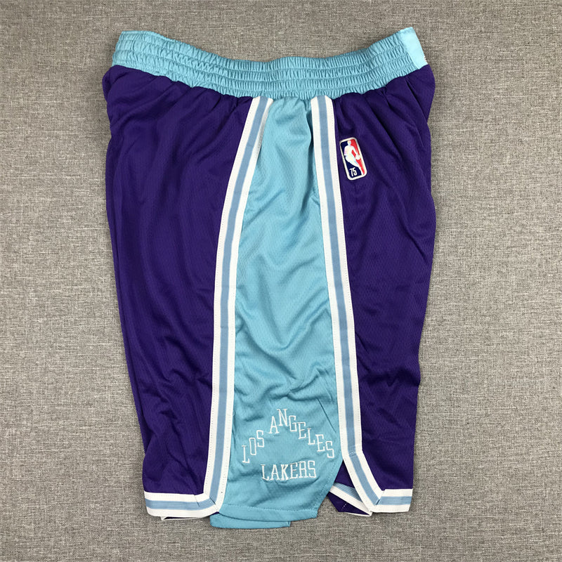 Men's Los Angeles Lakers Purple 2021/22 Basketball Shorts1 City Edition