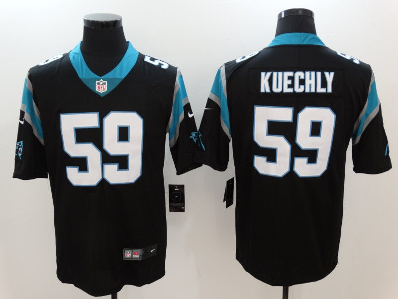 Men's Carolina Panthers Luke Kuechly #59 Black Game Jersey1