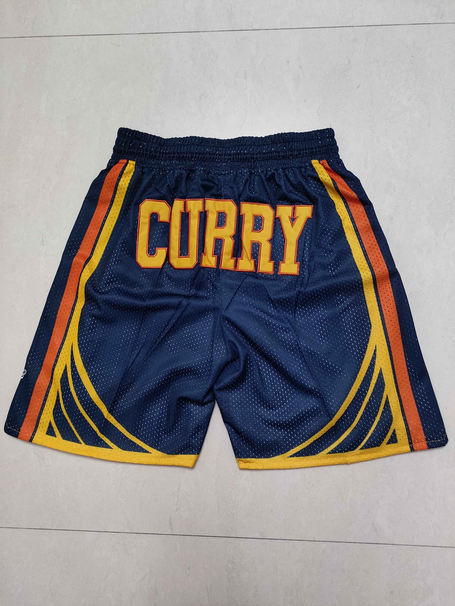 Men's Golden State Warriors Pocket Dark Blue Basketball Shorts1