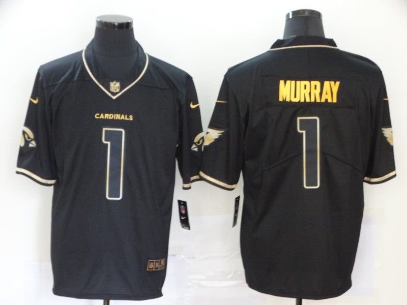 Men's Arizona Cardinals #1 Kyler Murray Black Player Game Jersey1