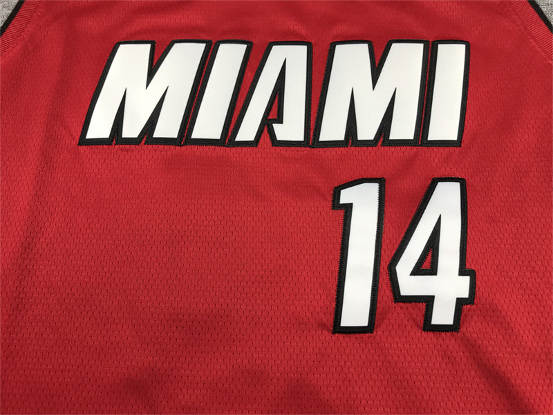 Men's Miami Heat Tyler Herro #14 Red 2022/23 Swingman Jersey1 - Statement Edition