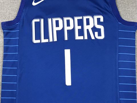 Men's LA Clippers James Harden #1 Royal Swingman Jersey1 - Icon Edition