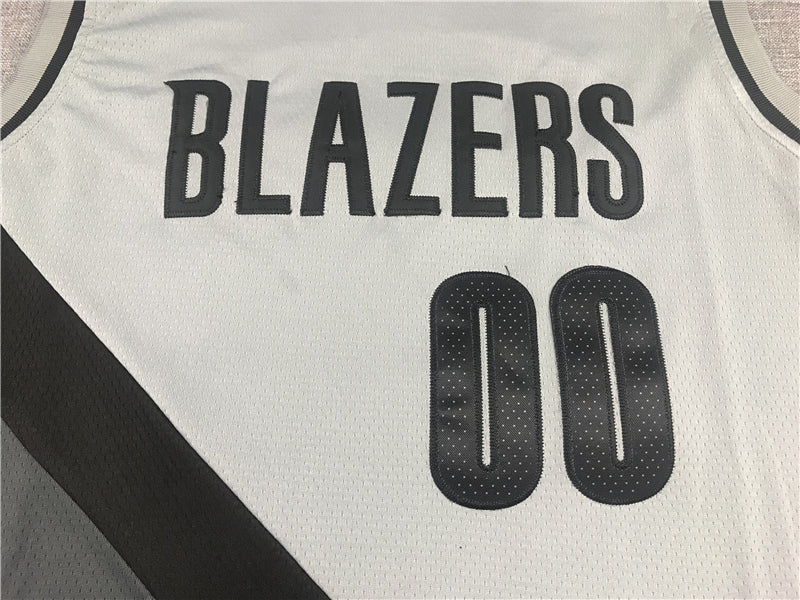 Men's Portland Trail Blazers Carmelo Anthony Gray Swingman Player Jersey1