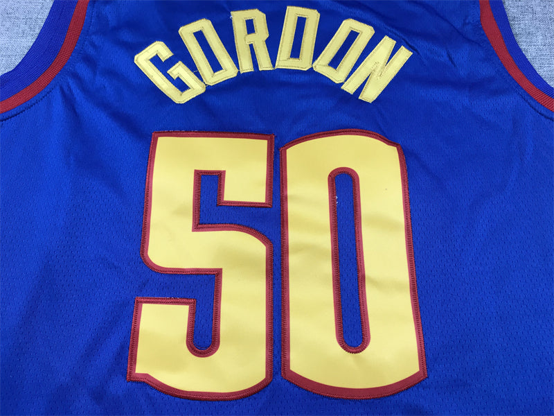 Men's Denver Nuggets Aaron Gordon #50 Blue 2022/23 Swingman Jersey1 - Statement Edition