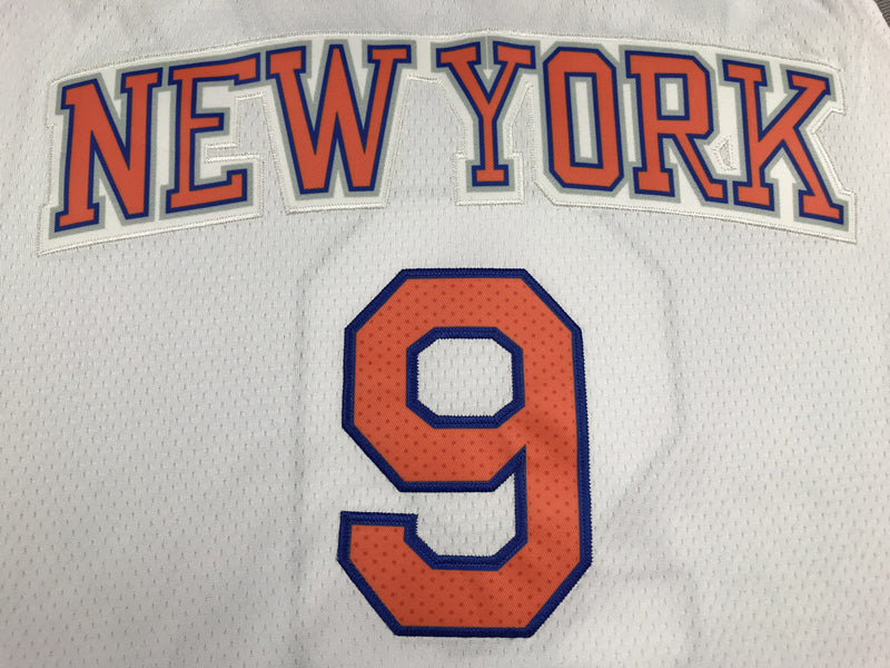 Men's New York Knicks RJ Barrett White 2019 NBA Draft First Round Pick Jersey1