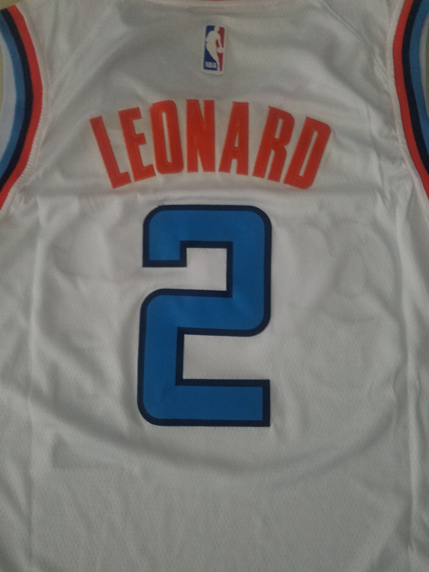 Men's LA Clippers Kawhi Leonard #2 White Player Jersey1