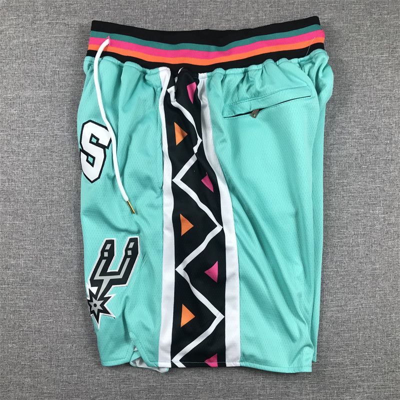 Men's San Antonio Spurs Green City Edition Pocket Shorts1