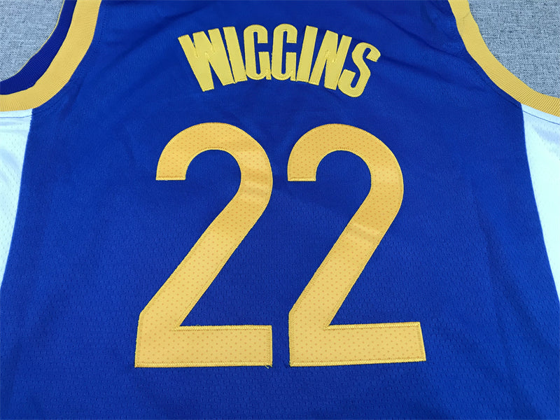 Men's Golden State Warriors Andrew Wiggins 2020/21 Fast Break Replica Jersey1