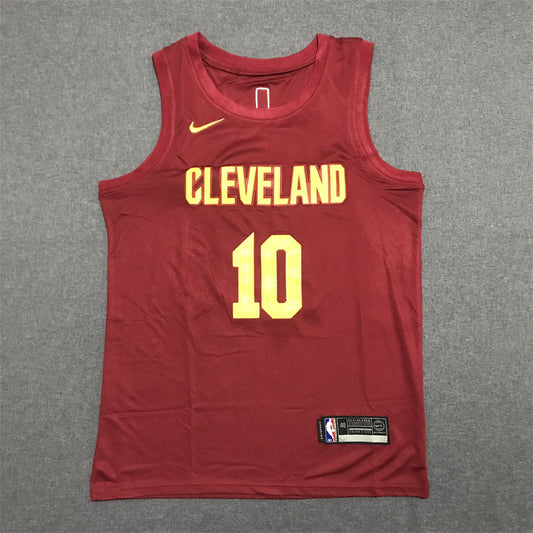 Men's Cleveland Cavaliers Darius Garland #10 Wine Swingman Jersey1 - Icon Edition