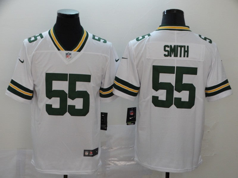 Men's Green Bay Packers Za'Darius Smith #55 White Game Jersey1