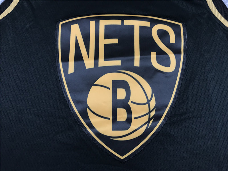 Men's Brooklyn Nets Kyrie Irving #11 NBA Black Swingman Player Jersey1