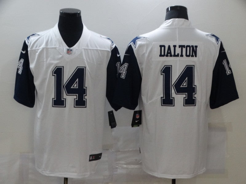 Men's Dallas Cowboys Andy Dalton #14 White Game Jersey1