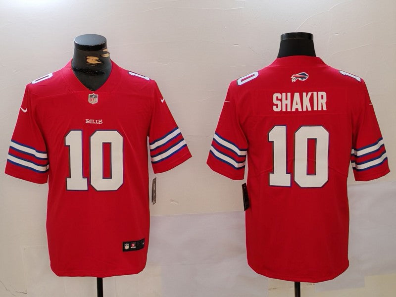 Khalil Shakir #10 Buffalo Bills Red Game Jersey - JerseysFreak