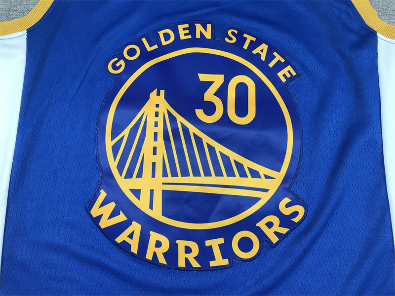 Men's Golden State Warriors Stephen Curry #30 Royal 2022/23 Fast Break Replica Game Jersey - Icon Edition