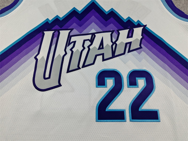 Men's Utah Jazz Darryn Peterson #22 White Swingman Jersey - Association Edition