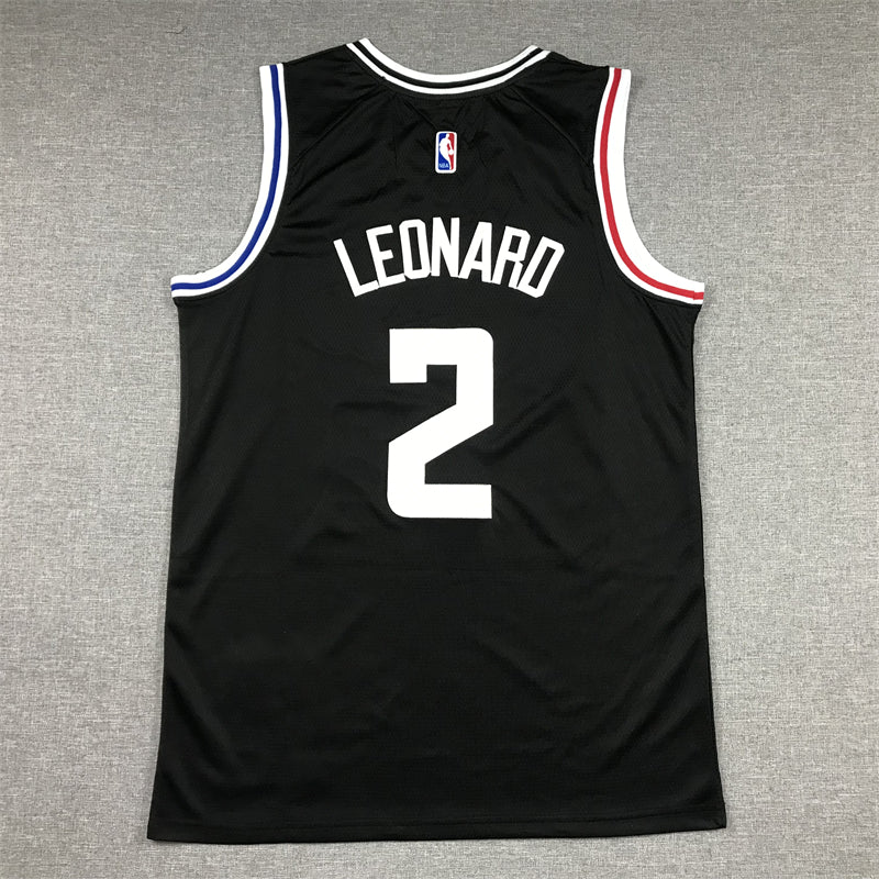 Men's LA Clippers Kawhi Leonard #2 Black 2022/23 Fastbreak Jersey1 - City Edition
