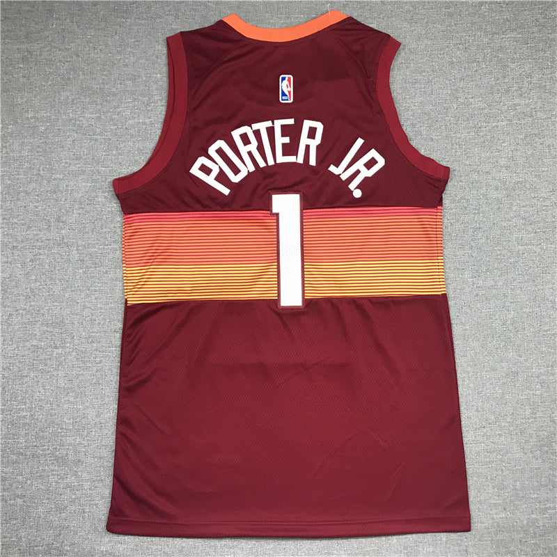 Men's Denver Nuggets Michael Porter Jr. Red Swingman Player Jersey1