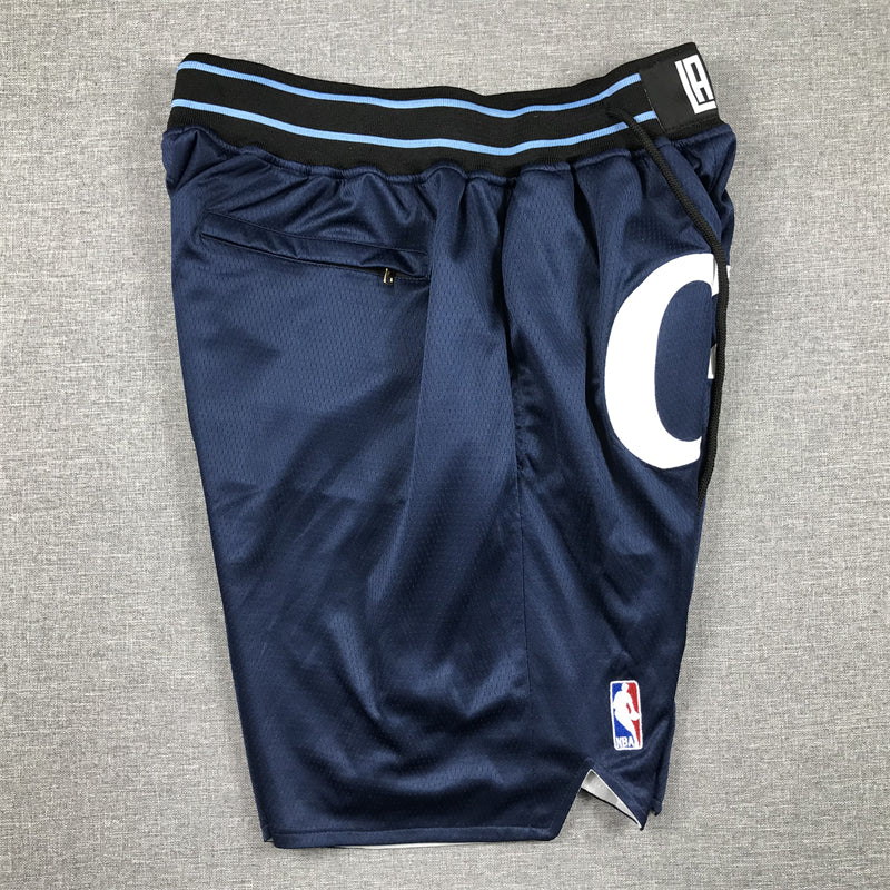 Men's LA Clippers Navy 2023/24 Pocket Shorts1 City Edition