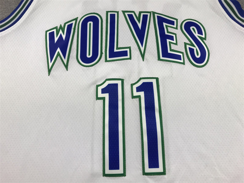 Men's Minnesota Timberwolves Naz Reid #11 White Swingman Player Jersey1