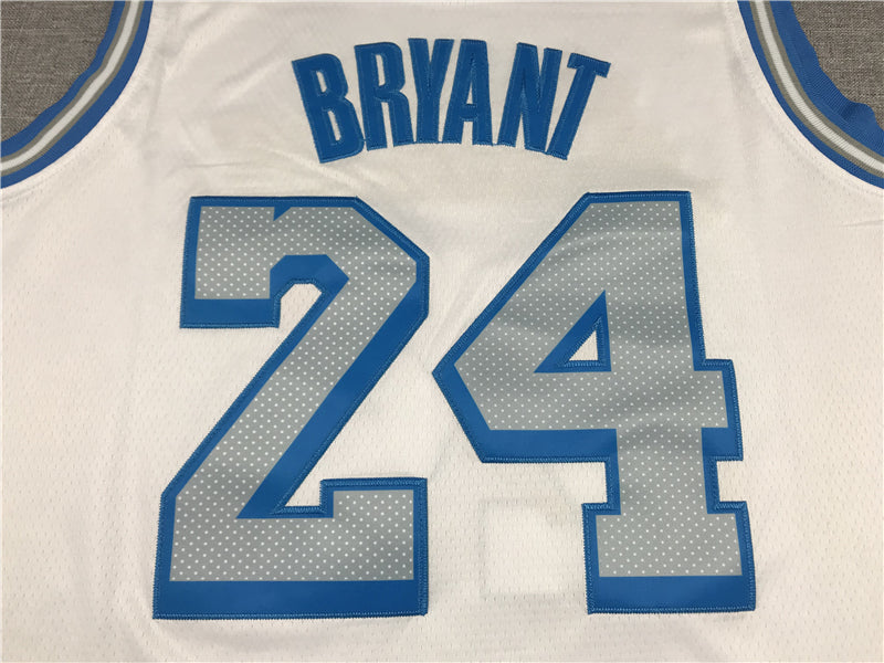 Men's Los Angeles Lakers Kobe Bryant White 2020/21 Swingman Jersey1 City Edition