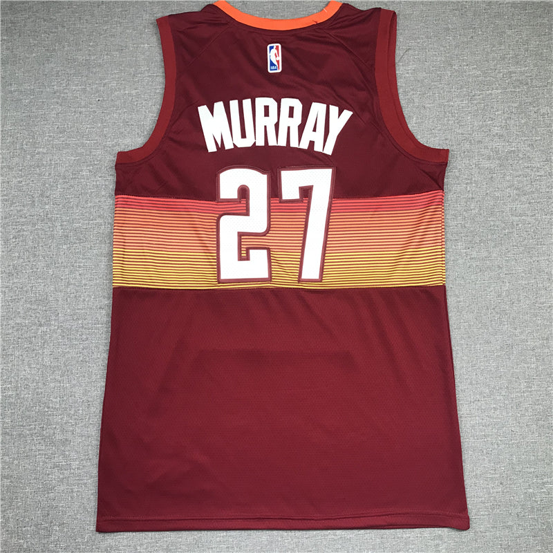 Men's Denver Nuggets Jamal Murray Red Swingman Player Jersey1