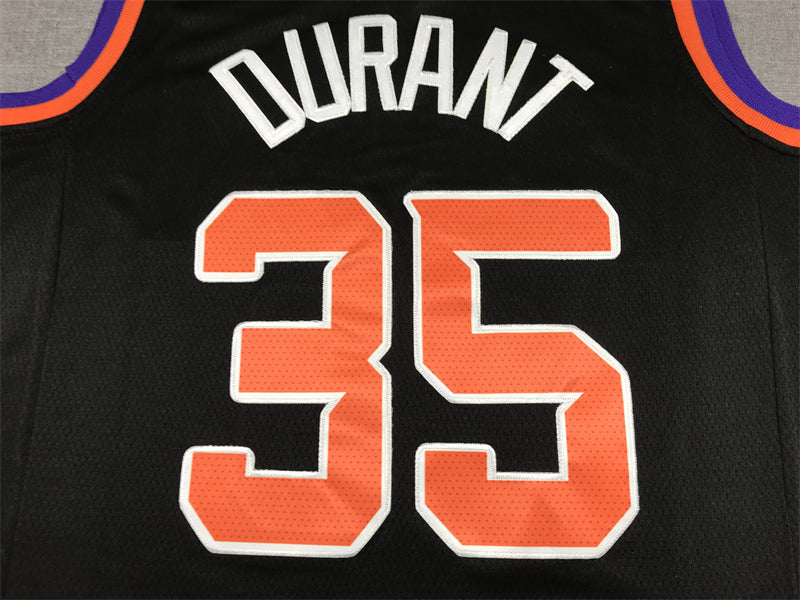 Men's Phoenix Suns Kevin Durant #35 Black 2022/23 Player Jersey1